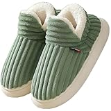 Misolin Hausschuhe Damen Winter Wärme Pantoffeln Herren With Memory Foam...