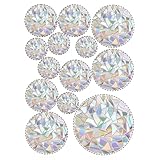 39 Stück Prisma Fensteraufkleber – Suncatcher Sticker für Fenster,...