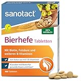 sanotact Bierhefe Tabletten (400 Tabletten) • 100% natürliche Bierhefe...