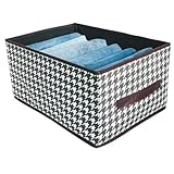 flaxarne Kinder-Aufbewahrungsbox mit Hahnentritt-Design,...