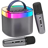 Ankuka Tragbare Karaoke-Maschine, Bluetooth Karaoke Lautsprecher mit 2...