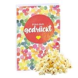 Liebevolles Gastgeschenk – 6x100g Süßes Mikrowellen-Popcorn – Fühl...