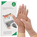 2-Paar Arthritis-Kompressionshandschuhe zur Linderung von rheumatoider...