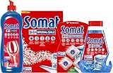 Somat Spülmaschinen-SET, Klarspüler 750 ml + Maschinenreiniger Tabs 3...
