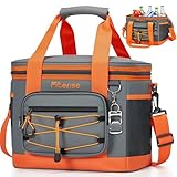 Fitense Kühltasche Faltbar, Weiche Kühltasche mit 20L/27 Dosen, 4-lagige...