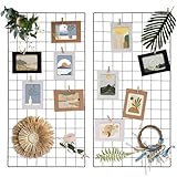 Hanfseil, Haken, Clips, Bilderrahmen mit Draht-Wandgitter-Regalen,...