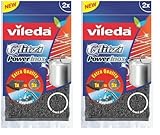 Vileda Glitzi Power INOX, Stahlschwamm gegen hartnäckige Verschmutzungen,...