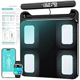 Körperfettwaage mit Handsensoren, Personenwaage Digital mit 28...