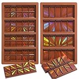 Webake Holografische Schokoladenform Silikon 2 Stück Holographic Chocolate...