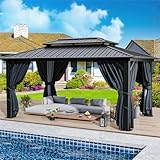 HOTEEL 3x3.65m Hardtop Pavillon Wasserdicht Stabil Winterfest,...