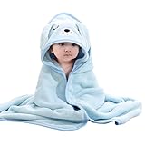 HAGOT Kapuzenhandtuch für Babys, 80x80 cm, Baby Bath Towel, Babybadetuch...