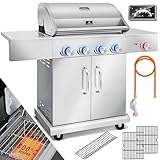 KESSER® Gasgrill Master BBQ 800°C Infrarot & Grillthermometer...