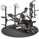 ArtSport Multifunktion Hantelbank ProfiGym1000 klappbar & 4-fach...