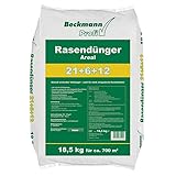 Beckmann 18,5 kg Areal Rasendünger 21+6+12 | Dünger Volldünger Ideal...