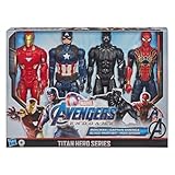 The Avengers Marvel Endgame Titan Hero Series Actionfigur 4er Pack