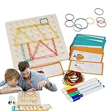 Holzsteckpuzzles, Nagelpuzzles für Kinder | Montessori Spielzeug...