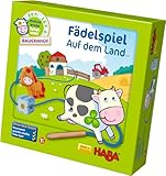 HABA 5580 - Meine erste Spielwelt Bauernhof Fädelspiel auf dem Land,...