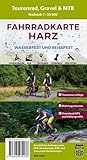 Fahrradkarte Harz: Wasser- und reißfeste Karte für Tourenrad, Gravelbike...