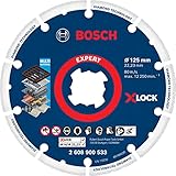 Bosch 1x EXPERT Diamond Metal Wheel X-LOCK Trennscheibe (für Gusseisen,...