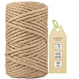 Garten Juteschnur 5mm Dicke,Bindegarn,Gartenschnur, Bastelschnur Kordel...