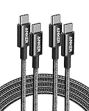 Anker USB C Kabel, [2 Stück 1,8m] 100W Ladekabel USB C, USB C auf USB C...