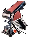 FERM Bandschleifmaschine – 350W – 150mm - einschl. 2 Schleifbänder...