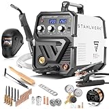 STAHLWERK Schweißgerät 2 in 1 Kombi Vollausstattung MIG MAG 200 ST IGBT...