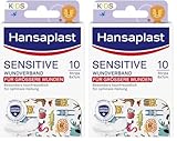 Hansaplast Sensitive Kids Wundverband (6 x 7 cm), besonders hautfreundliche...