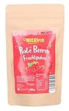 Rote Beeren Pulver: 100g Himbeeren, Johannisbeeren und Erdbeeren...