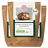 Bio Schwarzwälder Landbrot Brot Backmischung - Brotbackmischung für...