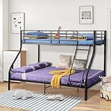 FetiNes Etagenbett 140x200cm mit Lattenrost und 2 Schubladen, Kinderbett...