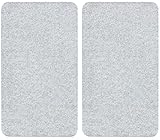 Herdabdeckplatte Transparent 2er Set