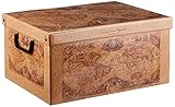 Aufbewahrungsbox mit deckel aus Karton für Kleidung und Wäsche, Karte...