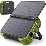 BROWEY Tragbare Power Station mit Solarpanel，12-40W eigenes...