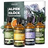 Amari ® Saunaaufguss Set Alpenglück – natürliche Saunadüfte mit...