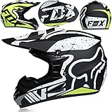 Jugend Motorradhelm Motocross Helm Kinder Erwachsene Cross Helms Herren ATV...