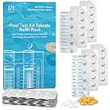 Pooltester Chlor und pH: 120er Nachfüll Set Testtabletten für Pool – 60...