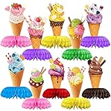 10 Stück Sommer Party Deko, Bienenwabe Mittelstücke Dekoration, Hawaii...