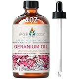 EVOKE OCCU Geranium ätherisches Öl 118ml, reines Geraniumöl für Haut...