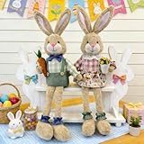 Osterdeko Hase Figuren, Osterhase Figuren, Einziehbare lange Beine,...