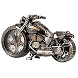 Gearmax Weinlese Motorrad-Wecker, Retro-Stil Tischuhr,Studenten Alarm Clock...