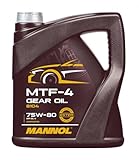 MANNOL MTF-4 Getriebeoel 75W-80 API GL-4, 4 Liter