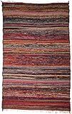 GURU SHOP Leichter Flickenteppich, Flickendecke 100x160 cm - Braun-bunt,...