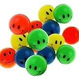Schnooridoo 5 Flummi Lachgesicht 45mm Springball Gummiball Hüpfball...