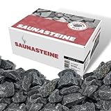 ULTINESS - Saunasteine 20 kg OLIVIN DIABAS finnische Aufgusssteine...