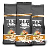 Der-Franz Kaffee, aromatisiert mit Haselnuss, Arabica und Robusta...