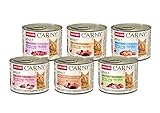 animonda Carny Adult Geflügel Variation (6 x 200 g), Katzennassfutter für...