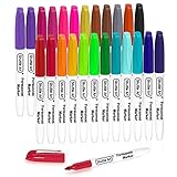 Shuttle Art Permanent Marker fein, 24 Permanent Marker bunt mit feiner...