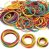 600 Stück Gummibänder Bunte Gummiringe 200g Gummis Natürliche...