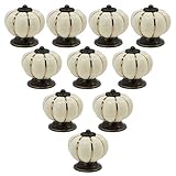 PsmGoods® Europa-Art-Keramik-Kürbis-Weinlese-Tür-Fach-Knöpfe für...